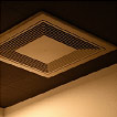 【ロスナイ空調( 天井)】外部からのＰＭ2.5 などの汚染物質を捕集し室内の温度も変えずに、循環する空調システムは部屋の中を常に快適にします。